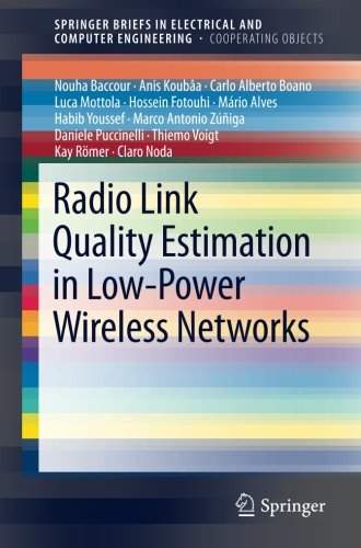 Radio Link Quality Estimation in Low-Power Wireless Networks (SpringerBriefs in Electrical and Computer Engineering)