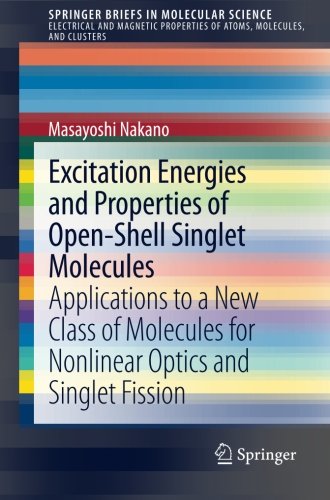 Excitation Energies and Properties of Open-Shell Singlet Molecules: Applications to a New Class of Molecules for Nonlinear Optics and Singlet Fission (SpringerBriefs in Molecular Science)