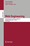 Web Engineering: 14th International Conference, ICWE 2014, Toulouse, France, July 1-4, 2014, Proceedings (Lecture Notes in Computer Science)