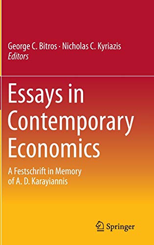 Essays in Contemporary Economics: A Festschrift in Memory of A. D. Karayiannis