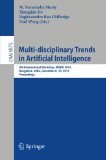 Multi-disciplinary Trends in Artificial Intelligence: 8th International Workshop, MIWAI 2014, Bangalore, India, December 8-10, 2014, Proceedings (Lecture Notes in Computer Science)