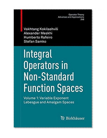 Integral Operators in Non-Standard Function Spaces: Volume 1: Variable Exponent Lebesgue and Amalgam Spaces (Operator Theory: Advances and Applications)