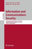 Information and Communications Security: 16th International Conference, ICICS 2014, Hong Kong, China, December 16-17, 2014, Revised Selected Papers (Lecture Notes in Computer Science, 8958)