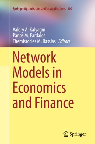Book Cover Network Models in Economics and Finance (Springer Optimization and Its Applications)