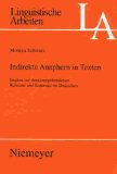 Indirekte Anaphern in Texten: Studien Zur Dom Nengebundenen Referenz Und Koh Renz Im Deutschen (Juristische Abhandlungen)