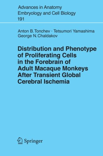 Distribution and Phenotype of Proliferating Cells in the Forebrain of Adult Macaque Monkeys after Transient Global Cerebral Ischemia (Advances in Anatomy, Embryology and Cell Biology)