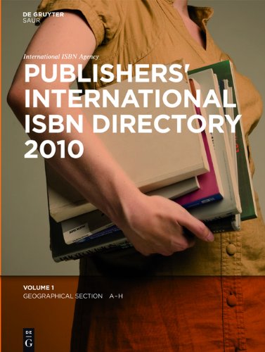 Publishers' International ISBN Directory (4 Volumes Set)