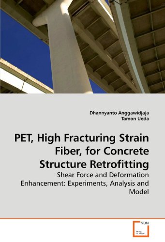 PET, High Fracturing Strain Fiber, for Concrete Structure Retrofitting: Shear Force and Deformation Enhancement: Experiments, Analysis and Model