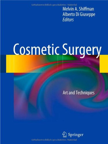 Book Cover Cosmetic Surgery: Art and Techniques
