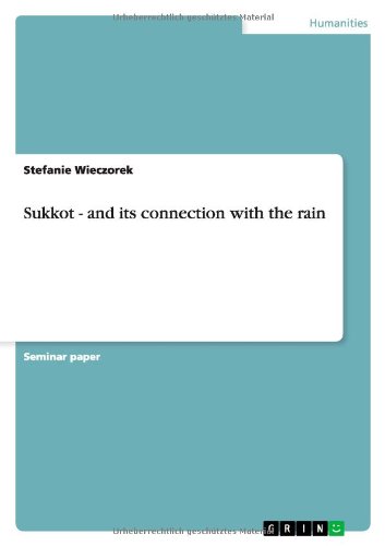 Sukkot - And Its Connection with the Rain