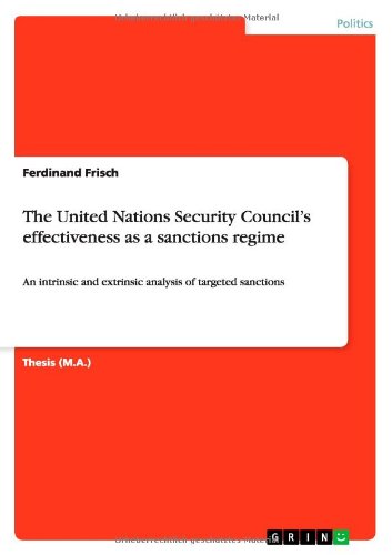 The United Nations Security Council's Effectiveness as a Sanctions Regime