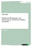 Didaktische Uberlegungen Zum Stationenlernen ALS Form Des Offenen Unterrichts (German Edition)