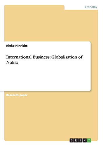 International Business: Globalisation of Nokia