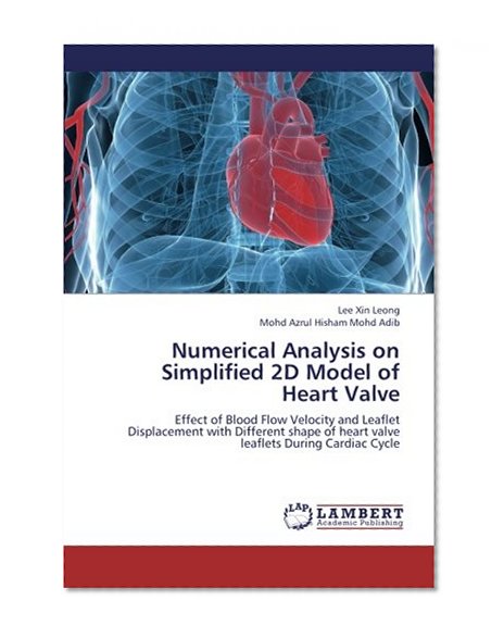 Numerical Analysis on Simplified 2D Model of Heart Valve: Effect of Blood Flow Velocity and Leaflet Displacement with Different shape of heart valve leaflets During Cardiac Cycle