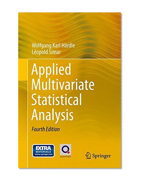 Book Cover Applied Multivariate Statistical Analysis
