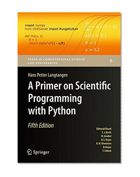 Book Cover A Primer on Scientific Programming with Python (Texts in Computational Science and Engineering)
