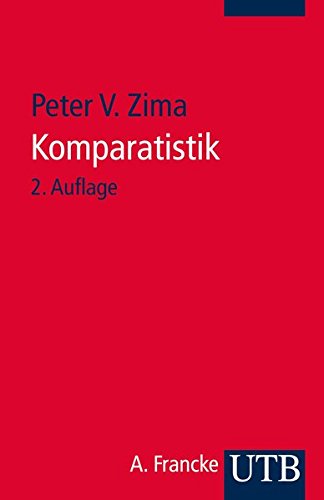 Komparatistik. Einführung in die vergleichende Literaturwissenschaft.