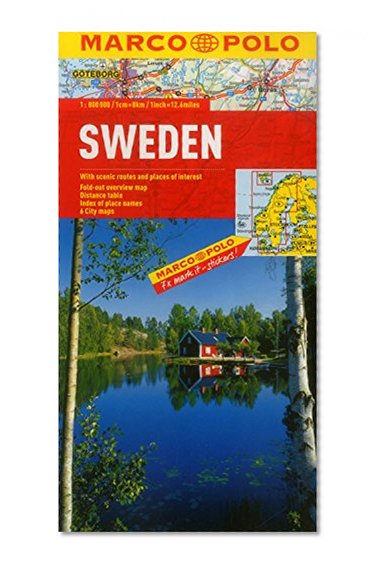 Book Cover Sweden Marco Polo Map (Marco Polo Maps)