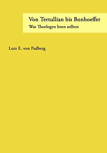 Book Cover Von Tertullian bis Bonhoeffer