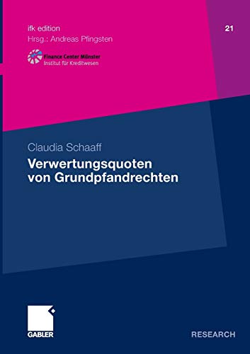 Book Cover Verwertungsquoten von Grundpfandrechten (ifk edition, 21) (German Edition)