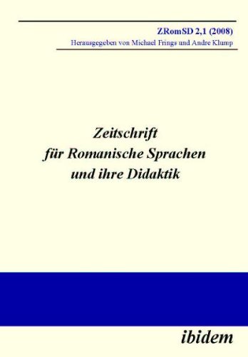 Zeitschrift fÃ¼r Romanische Sprachen und ihre Didaktik: Heft 2,1 (German Edition)