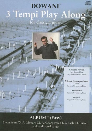 Album Vol. I (Easy) for Flute and Piano (Dowani: 3 Tempi Play Along for Classic Music)