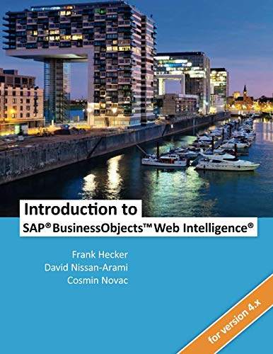 Book Cover Introduction to SAP BusinessObjects Web Intelligence