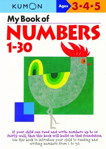Book Cover My Book Of Numbers 1-30 (Kumon Workbooks)
