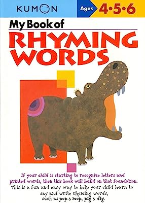Book Cover My Book Of Rhyming Words (Kumon Workbooks)