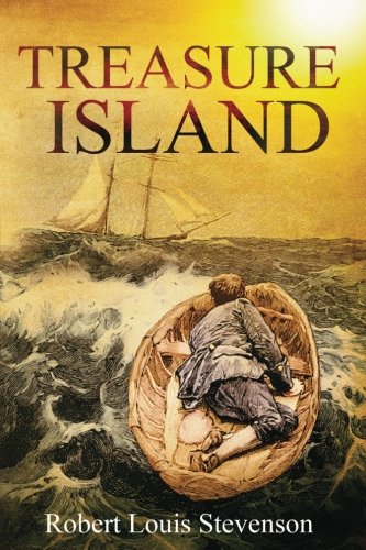 Book Cover Treasure Island (Annotated With Over 140 Illustrations)
