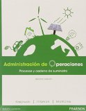 ADMINISTRACION DE OPERACIONES PROCESOS Y CADENAS DE SUMINISTRO