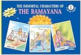 The Immortal characters of The Ramayana : A Set of 4 Books. Colour Illustrations
