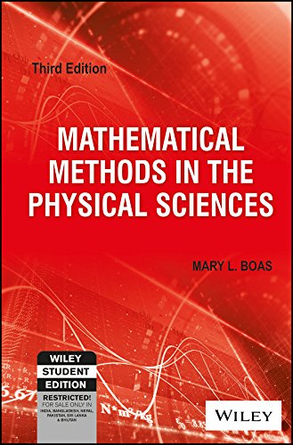 Book Cover Mathematical Methods in the Physical Sciences