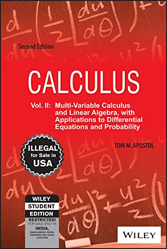 Book Cover Calculus, Volume Ii, 2Nd Ed
