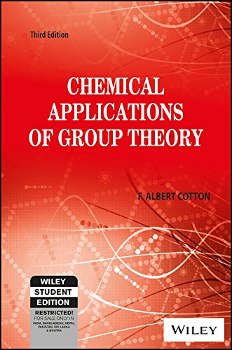 Book Cover Chemical Applications of Group Theory, 3ed