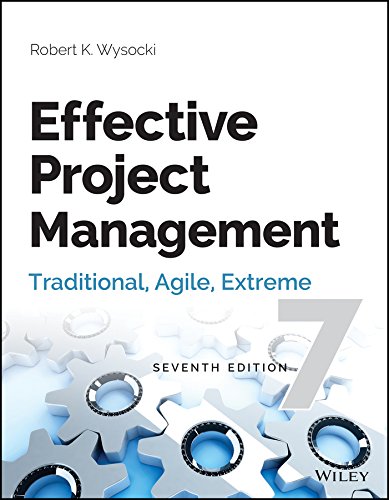 Book Cover Effective Project Management: Traditional, Agile, Extreme