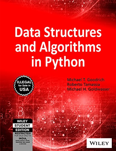 Book Cover Data Structures and Algorithms in Python