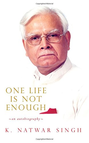 Book Cover One Life Is Not Enough An Autobiography