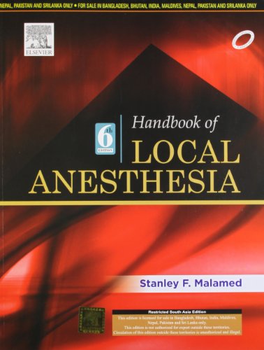Book Cover Handbook of Local Anesthesia,6e
