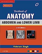 Book Cover Textbook of Anatomy: Abdomen and Lower Limb - Vol. 2
