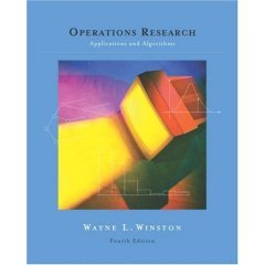 Operations Research: Applications and Algorithms (with CD-ROM and InfoTrac)