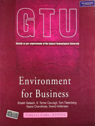 Environment for Business (GTU): Strictly as per requirements of the Gujarat Technological University