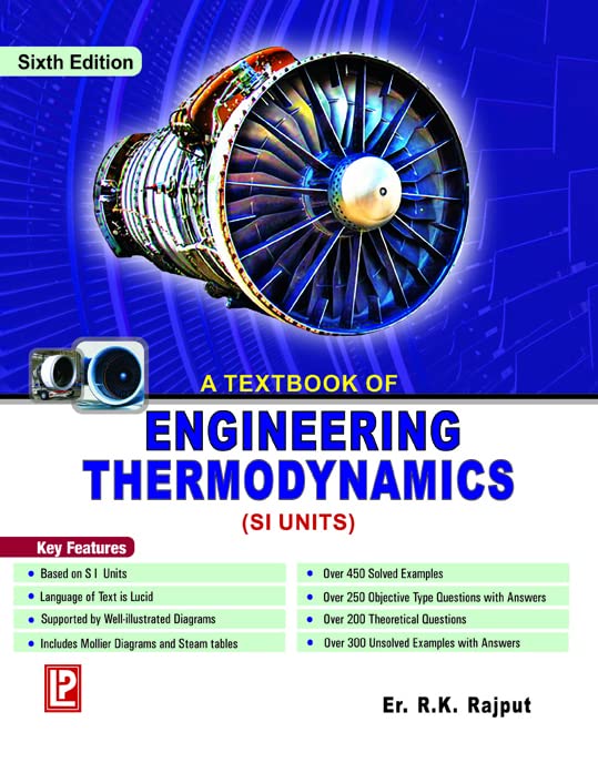 Book Cover A Textbook of Engineering Thermodynamics [Dec 01, 2007] Rajput, R. K.