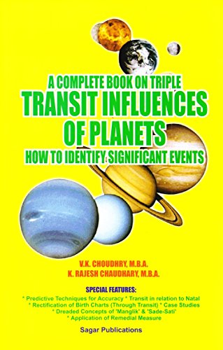 Book Cover A Complete Book on Triple Transit Influences of Planets: How to Identify Significant Events