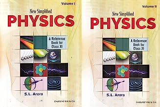 Book Cover New Simplified Physics: A Reference Book for Class 11 for 2019 Examination (Set of 2 Volumes)