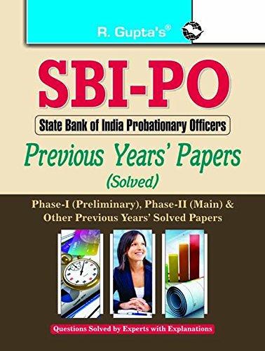 Book Cover SBI - PO : Previous Years' Papers Solved