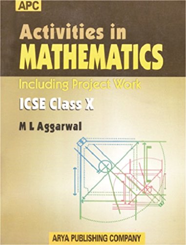 Book Cover Activities in Mathematics ICSE (Including Projects) Class- X