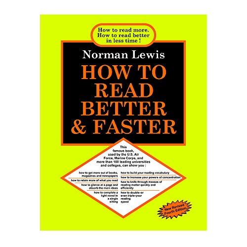 Book Cover How to Read Better & Faster