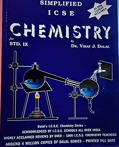 Book Cover Dalal ICSE Chemistry Series : Simplified ICSE Chemistry Class 9 (Latest Syllabus)