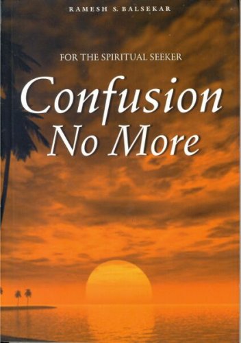 Book Cover Confusion No More by Ramesh Balsekar